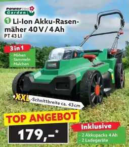 Norma Li-ion akku-rasen- mäher 40v/4ah Angebot