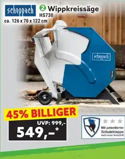 Norma Scheppach wippkreissäge Angebot