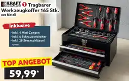 Norma Kraft tragbarer werkzeugkoffer 165 stk. Angebot