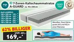 Norma Zonen kaltschaummatratze a guard Angebot