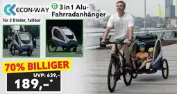 Norma Econ-way 3in1 alu- fahrradanhänger Angebot