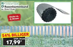 Norma Kgarten & freizeit rasenkantenband ca. 15 m x 7,5 cm Angebot