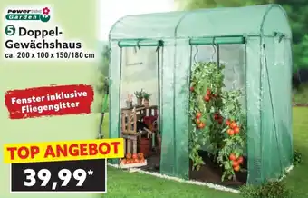 Powerte garden doppel- gewächshaus