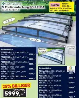 Norma Poolüberdachung pollensa Angebot