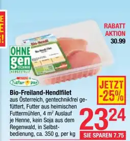 Maximarkt Bio freiland hendlfilet Angebot