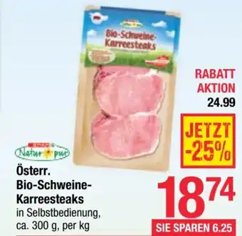 Maximarkt Österr. bio-schweine- karreesteaks Angebot