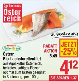 Maximarkt Öster bio lachsforellenfilet Angebot
