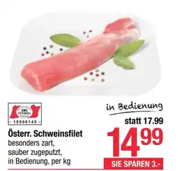 Maximarkt Österr. schweinsfilet Angebot