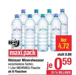 Maximarkt Vöslauer mineralwasser Angebot
