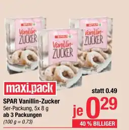 Maximarkt Spar vanillin zucker Angebot