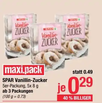 Maximarkt Spar vanillin zucker Angebot