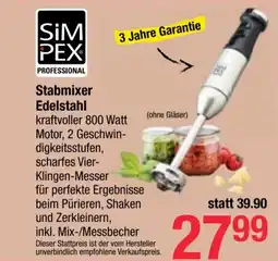 Maximarkt Stabmixer edelstahl Angebot