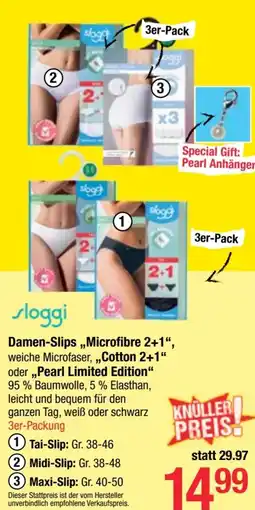 Maximarkt Damen-slips,,microfibre 2+1,cotton 2+1 oder,pearl limited edition Angebot