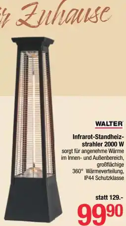 Maximarkt Walter infrarot standheiz strahler 2000 w Angebot