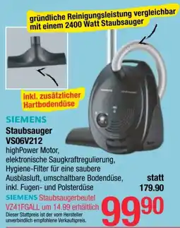 Maximarkt Siemens staubsauger Angebot