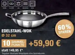 Maximarkt Edelstahl wok Angebot