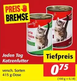 Nah&Frisch Jeden Tag Katzenfutter Angebot