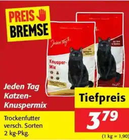 Nah&Frisch Jeden tag katzen knuspermix Angebot