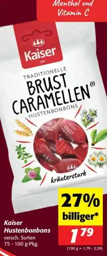 Nah&Frisch Kaiser Hustenbonbons Angebot