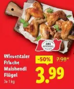 Lidl Wiesentaler Frische Maishendi Flügel Angebot