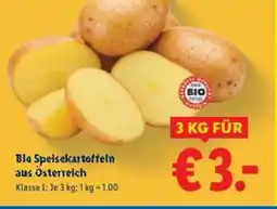 Lidl Bla Speisekartoffeln aus Österreich Angebot