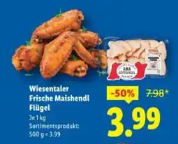 Lidl Wiesentaler Frische Maishendl Flügel Angebot