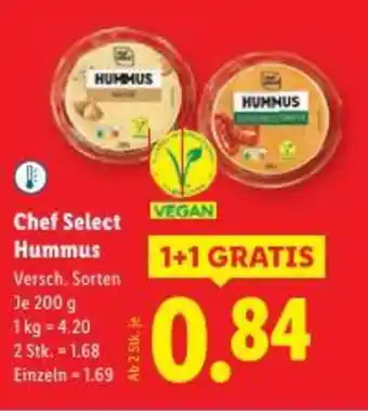 Lidl Chef Select Hummus Angebot