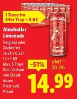 Lidl Almdudler Limonade Angebot