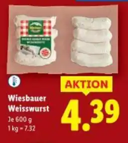 Lidl Wiesbauer Weisswurst Angebot