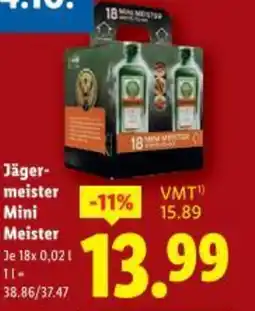 Lidl Jägermeister Mini Meister Angebot