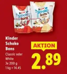 Lidl Kinder Schoko Bons Angebot