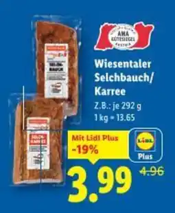 Lidl Wiesentaler Selchbauch/ Karree Angebot