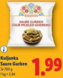 Lidl Kuljanka Saure Gurken Angebot