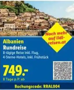 Lidl Albanien Rundreise Angebot