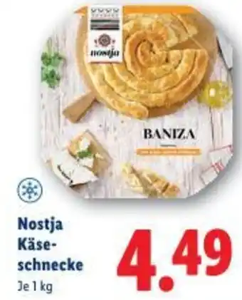 Lidl Nostja Käseschnecke Angebot