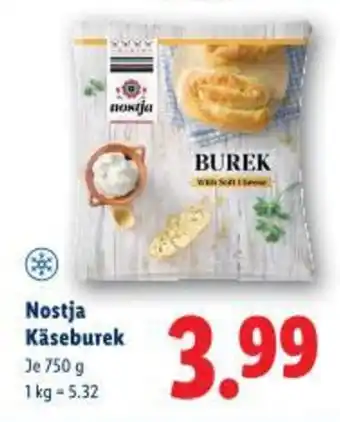 Lidl Nostja Käseburek Angebot