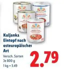 Lidl Kuljanka Eintopf nach osteuropäischer Art Angebot