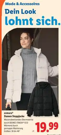 Lidl Damen Steppjacke Angebot