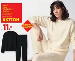 Lidl Damen Plüschpullover/leggings Angebot