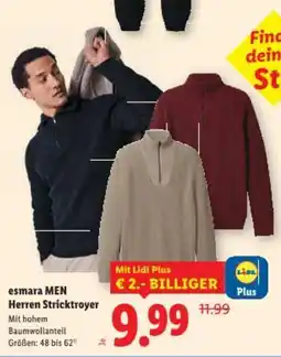 Lidl esmara MEN Herren Stricktroyer Angebot