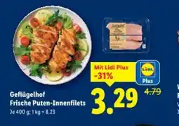 Lidl Geflügelhof Frische Puten-Innenfilets Angebot