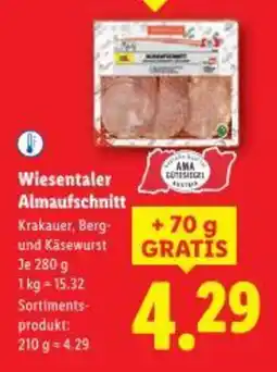 Lidl Wiesentaler Almaufschnitt Angebot