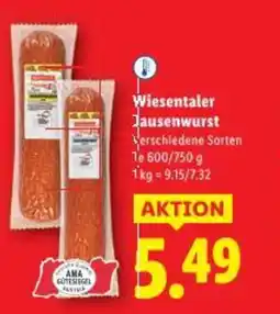 Lidl Wiesentaler Jausenwurst Angebot
