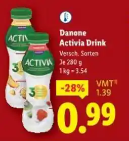 Lidl Danone Activia Drink Angebot