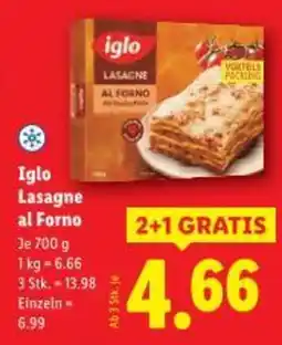 Lidl Iglo Lasagne al Forno Angebot