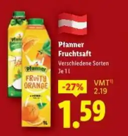 Lidl Planner Fruchtsaft Angebot