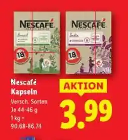 Lidl Nescafé Kapseln Angebot