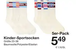 Zeeman Kinder-sportsocken Angebot