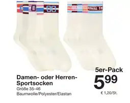 Zeeman Damen- oder herren- sportsocken Angebot