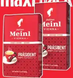 Maximarkt Julius Meinl Präsident Angebot